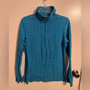 Columbia Women’s Jacket Pullover Arctic Air Printed Half Zip Size Medium